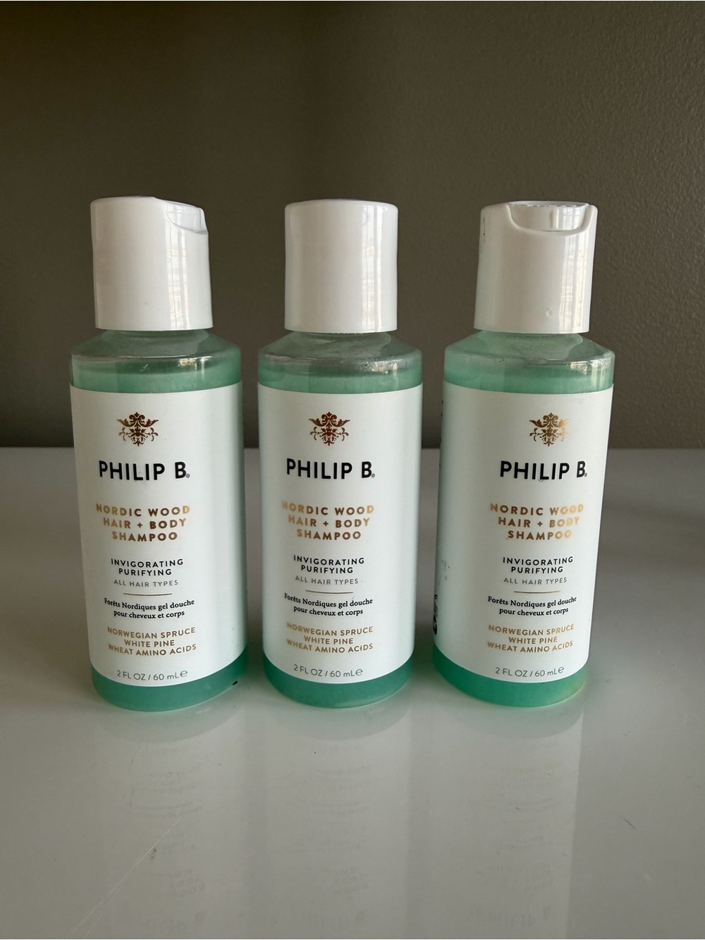 Philip B. Nordic Wood Hair & Body Shampoo - Green